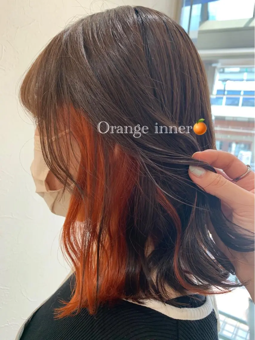 カラー ヘアカラー 副店長 星野 梨南葉のヘアスタイル