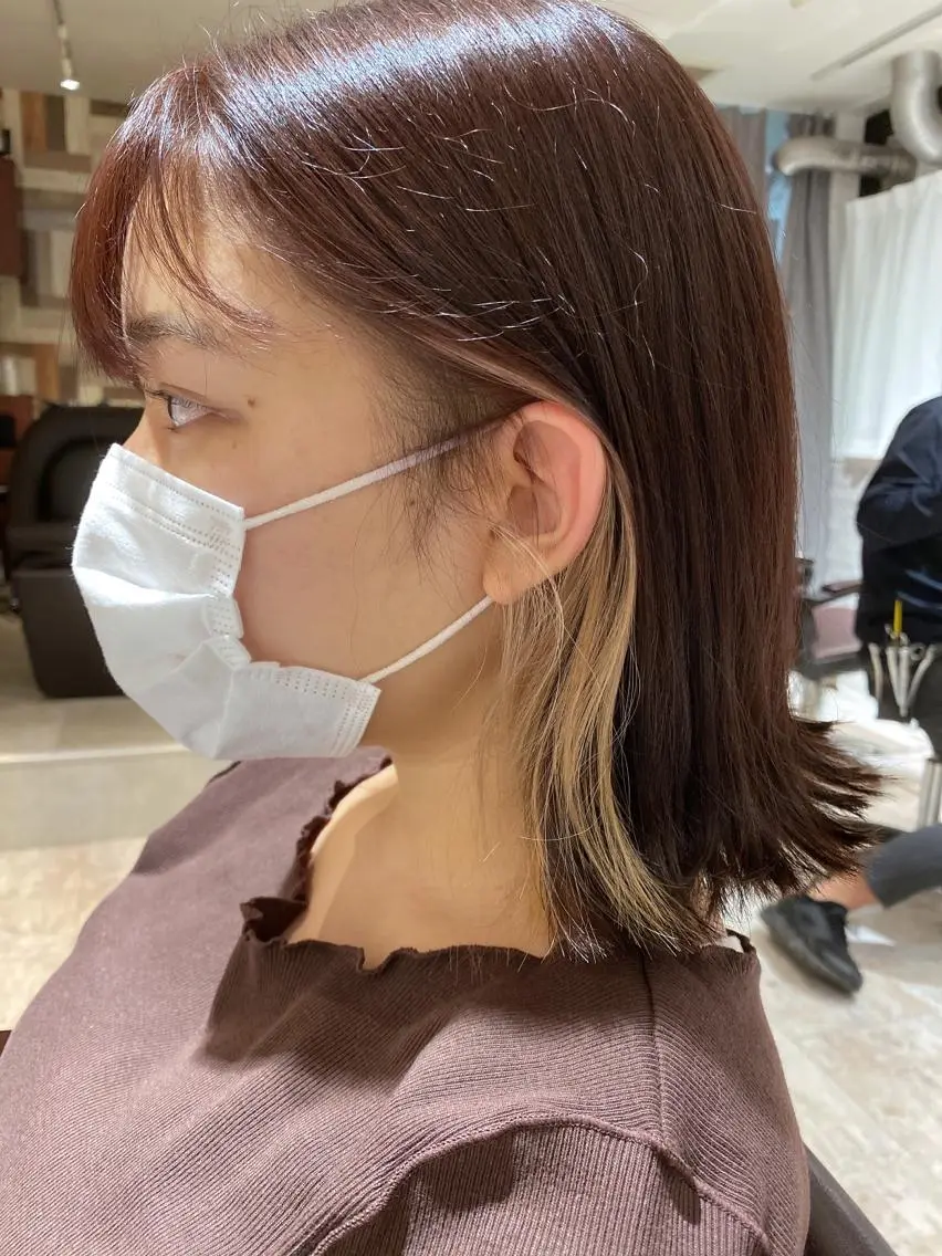 ミディアム カラー Kojima 髪質改善ケアサロン*のヘアスタイル
