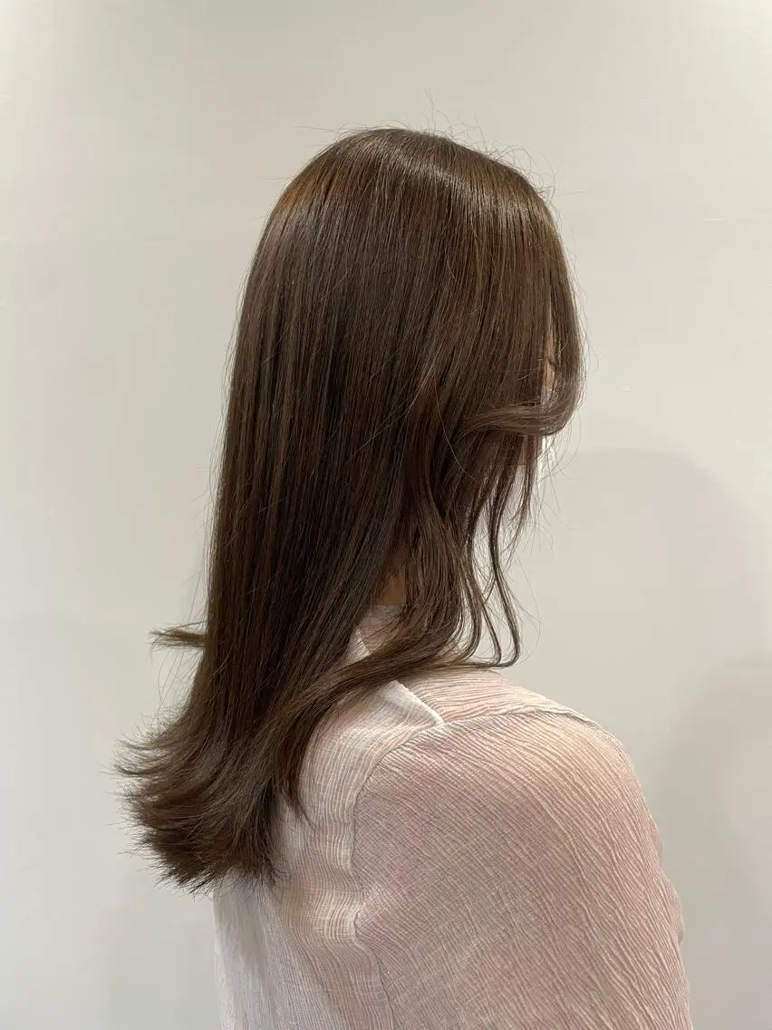 ロング カラー イルミナカラー カット ヘアカラー L.E.M 仙台のヘアスタイル