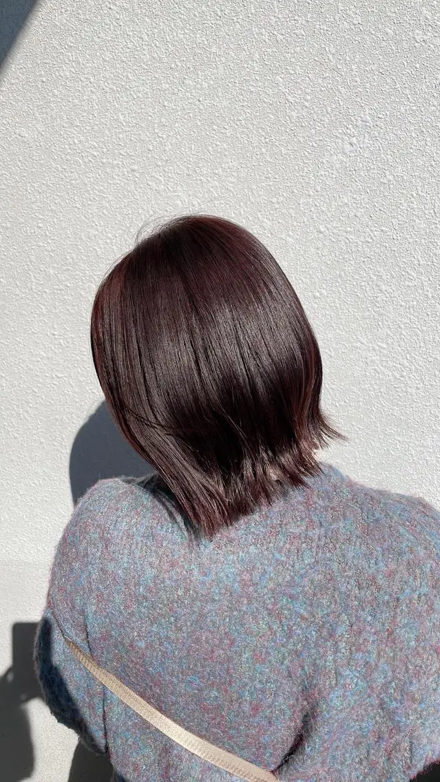 ミディアム カラー カット⌇艶カラー 🫧⌇Nanahoのヘアスタイル