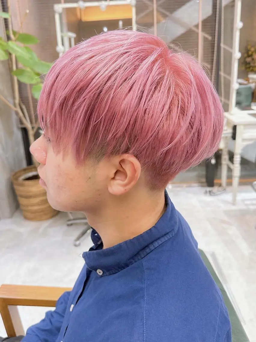 メンズ カラー メンズブリーチ メンズハイトーン マッシュ ブリーチ ダブルカラー DAYS Men’sのヘアスタイル