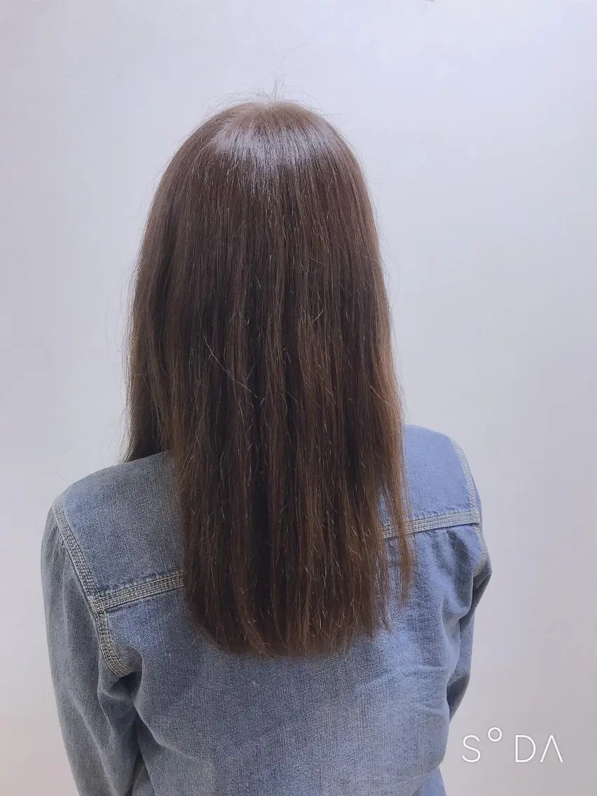 ロング カラー もりたみかこ 美容師お休み中のヘアスタイル