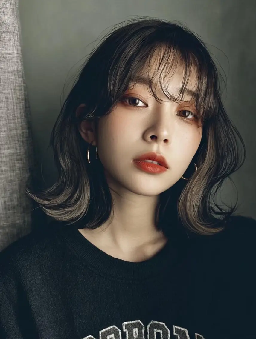 ロング 島田 光✨️のヘアスタイル