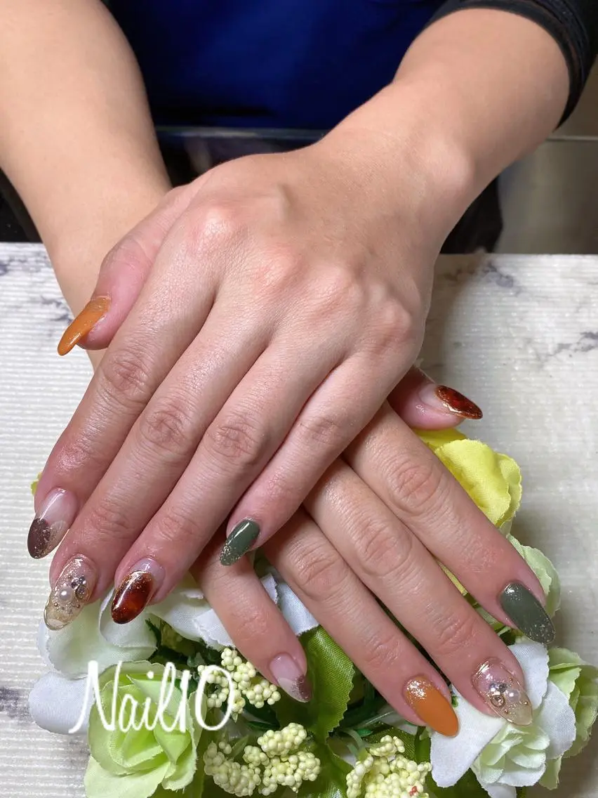 ネイル アートネイル シンプルネイル ハンドネイル Nail10 Kakoのネイルデザイン