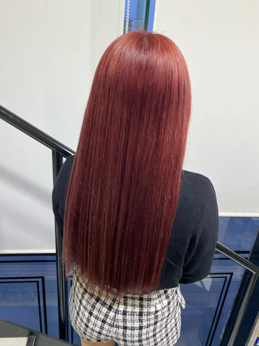 ロング カラー ヘアアレンジ TSUNA 🌙 Lim 五反田のマツエク・マツパデザイン