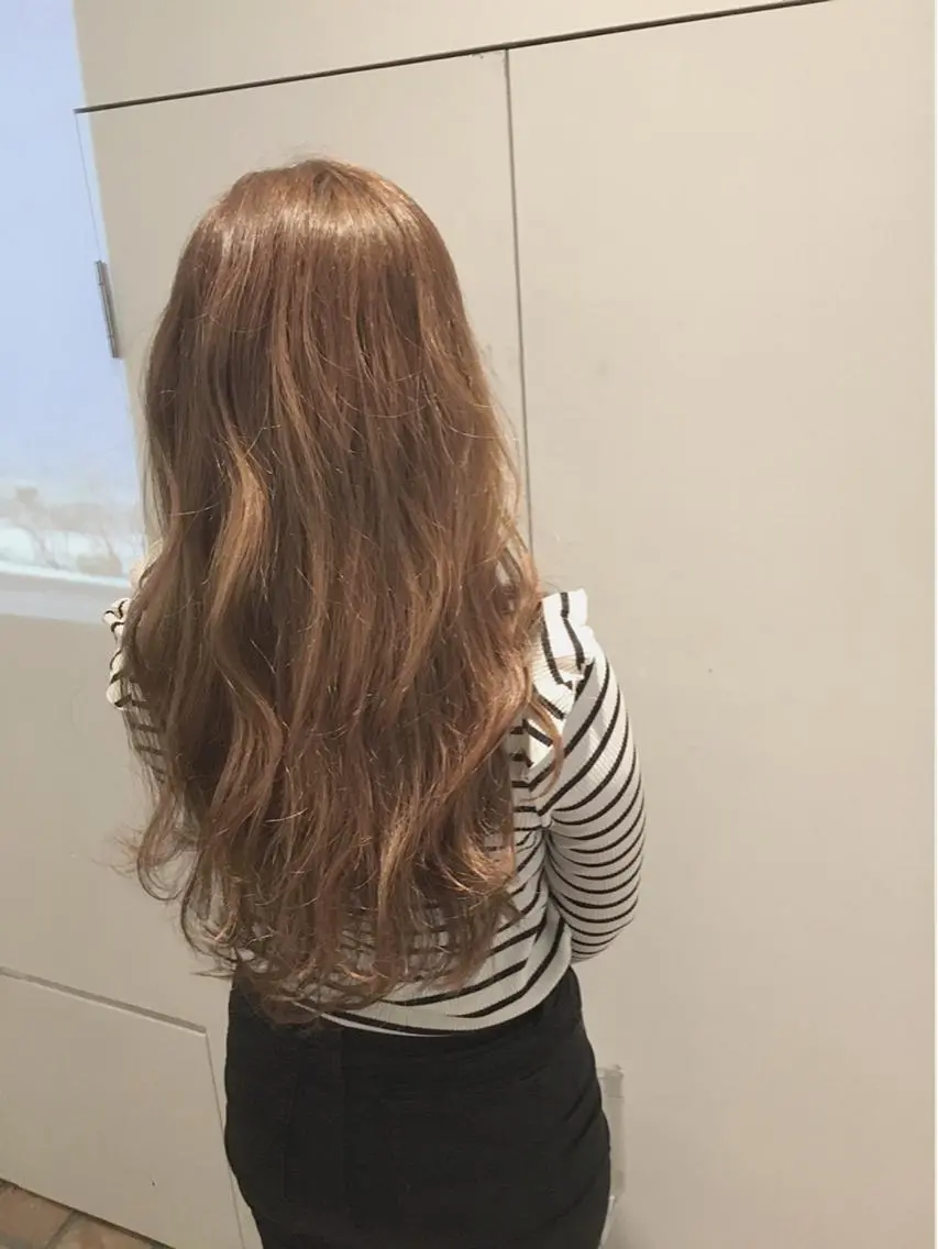 セミロング カラー 外国人風カラー ハイトーンブリーチ 土坂 由志【京都】のヘアスタイル