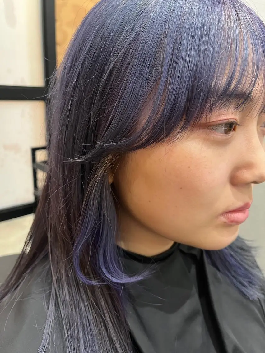 ミディアム カラー パーマ ヘアアレンジ メンズ キッズ ネイル マツエク・マツパ アイブロウ メンズブリーチ メンズハイライト メンズインナーカラー メンズ韓国風 ブリーチ 久木原 ゆりのヘアスタイル
