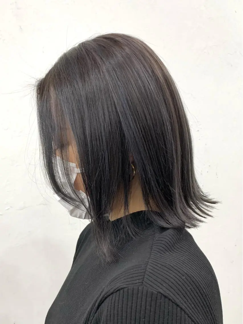 ミディアム レイヤー ハイトーン 暖色⭐︎KANAKOのヘアスタイル