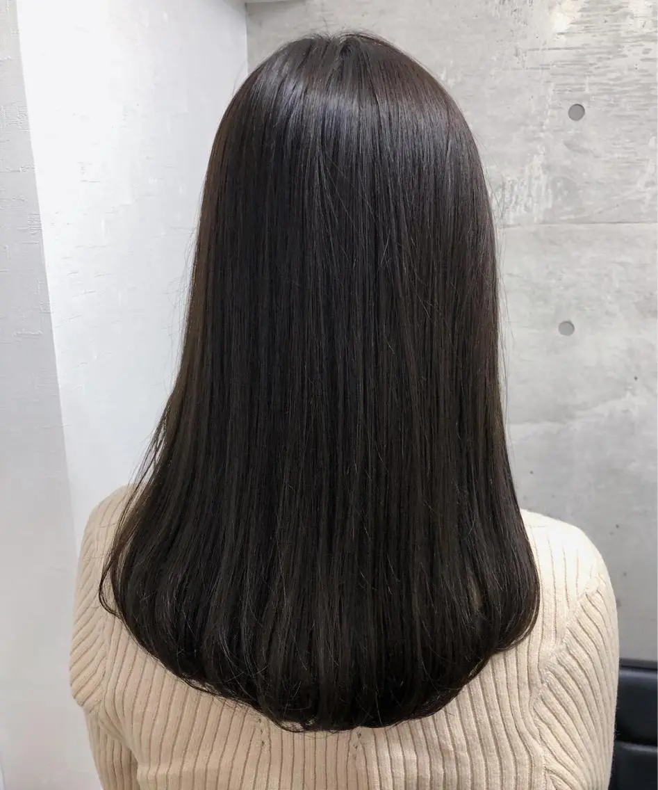 セミロング カット ヘアカラー トリートメント MeL 横浜/ MIHOのヘアスタイル