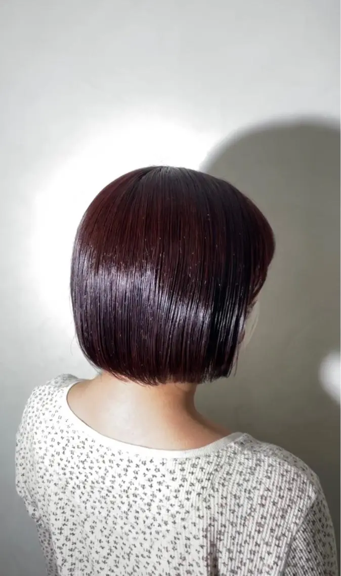 ショート カラー ブリーチ ブラウンカラー ブリーチなしカラー ピンクカラー ピンクブラウン 宍戸 秀斗のヘアスタイル