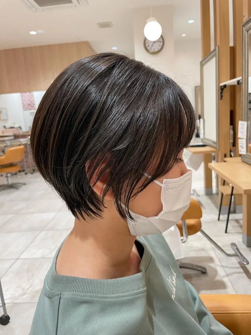 ショート カラー カット ヘアカラー トリートメント 山本瑞己 (ヤマモトミズキ)のヘアスタイル