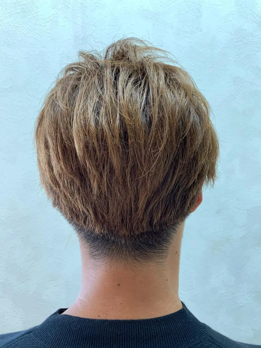 ショート メンズ 加藤 産休につき8月末までのヘアスタイル