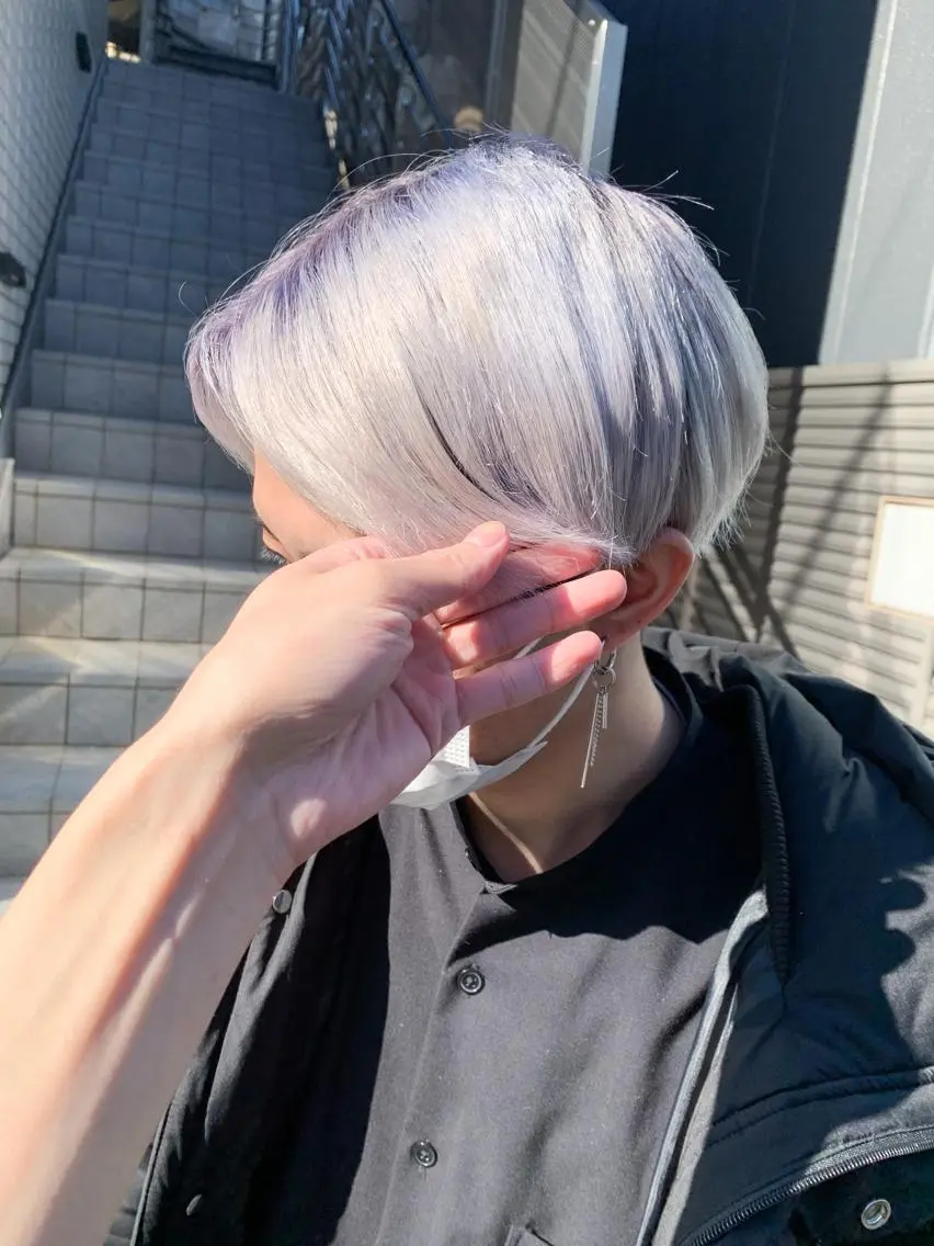 ショート カラー ヘアアレンジ メンズ メンズスタイル ly本厚木のヘアスタイル