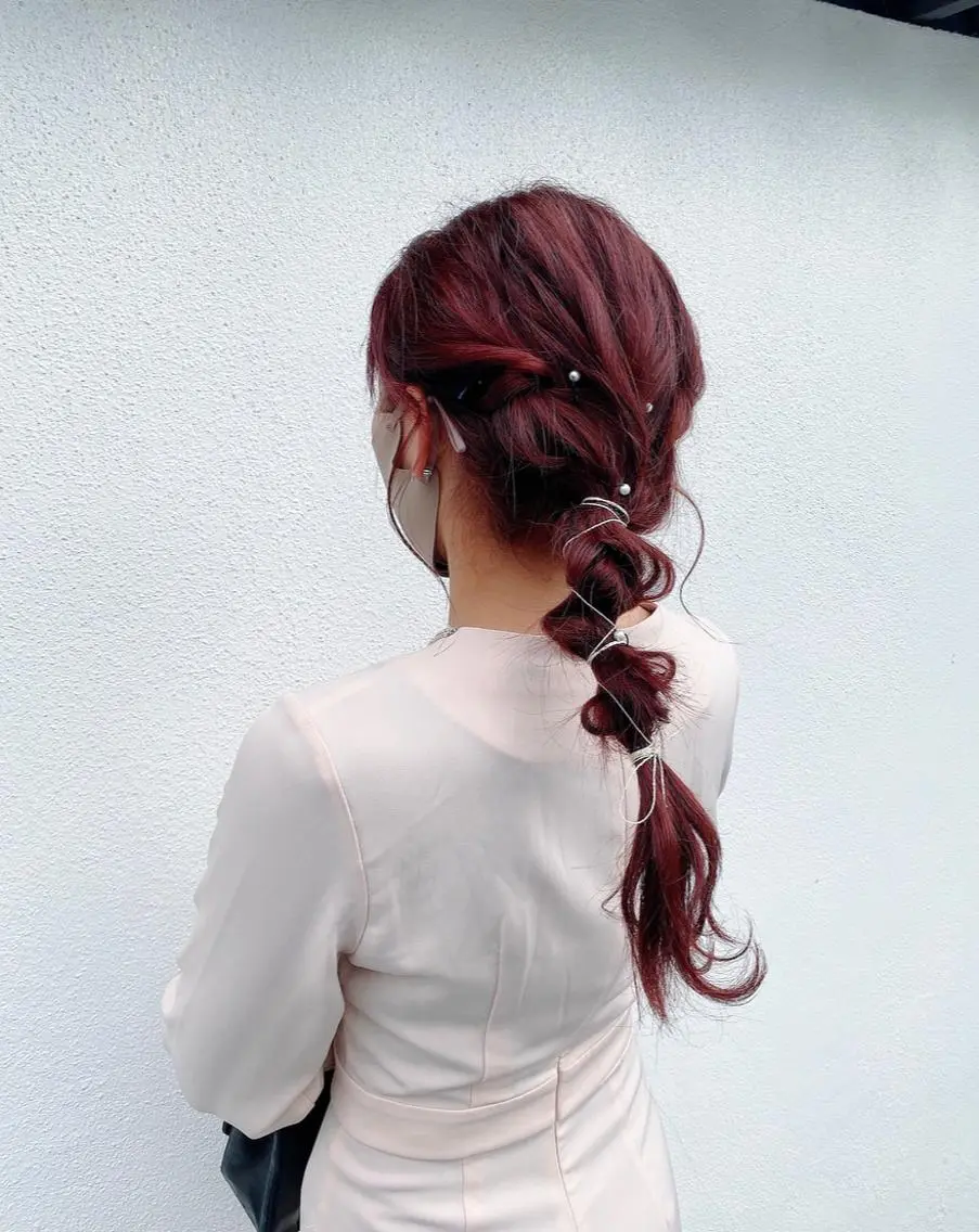 ヘアアレンジ ヘアセット Designer EGGのマツエク・マツパデザイン