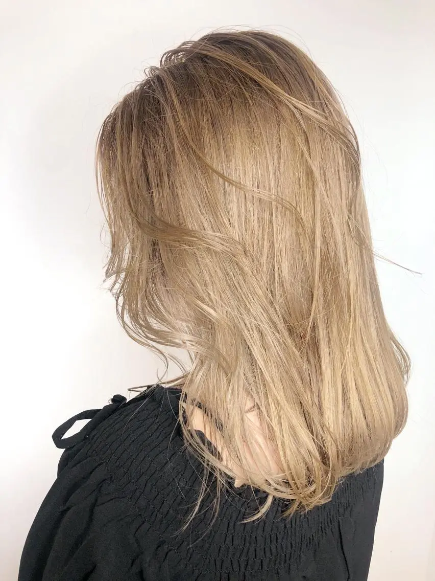 ミディアム カラー ヘアカラー 関 京磨のヘアスタイル