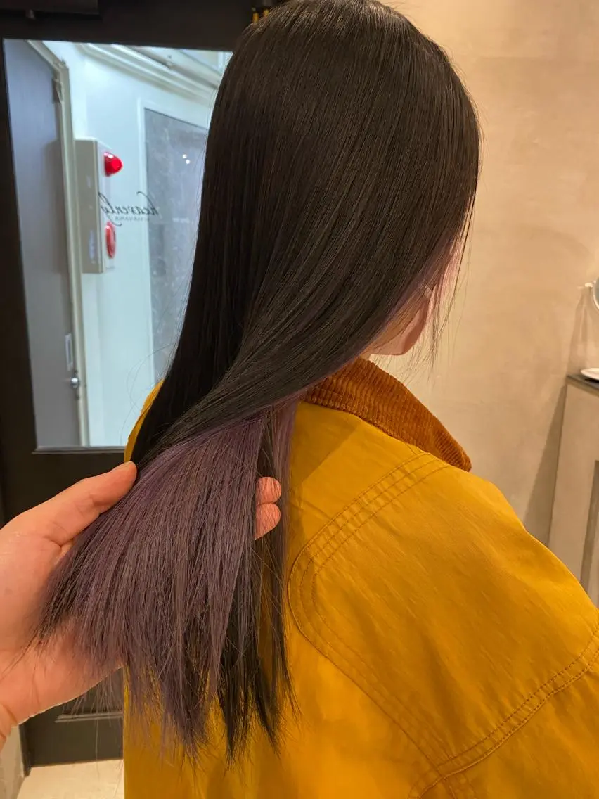 セミロング カット ヘアカラー トリートメント 新宿/顔周りカット +レイヤー=しずく♩のヘアスタイル