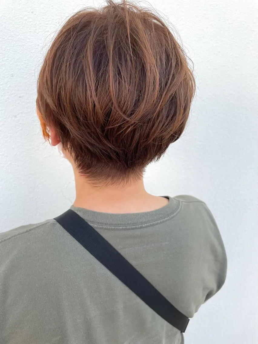 ショート くせ毛 ショートヘア hair terra ce M奈良店のヘアスタイル