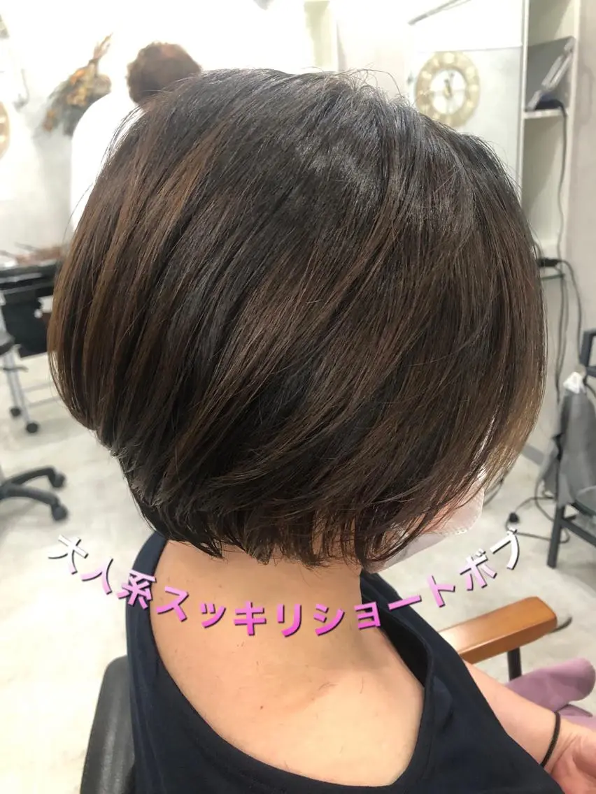 ショート ショートボブ ボブ ショートヘア 🌼🍀elu高 橋康太郎🍀🌼のヘアスタイル