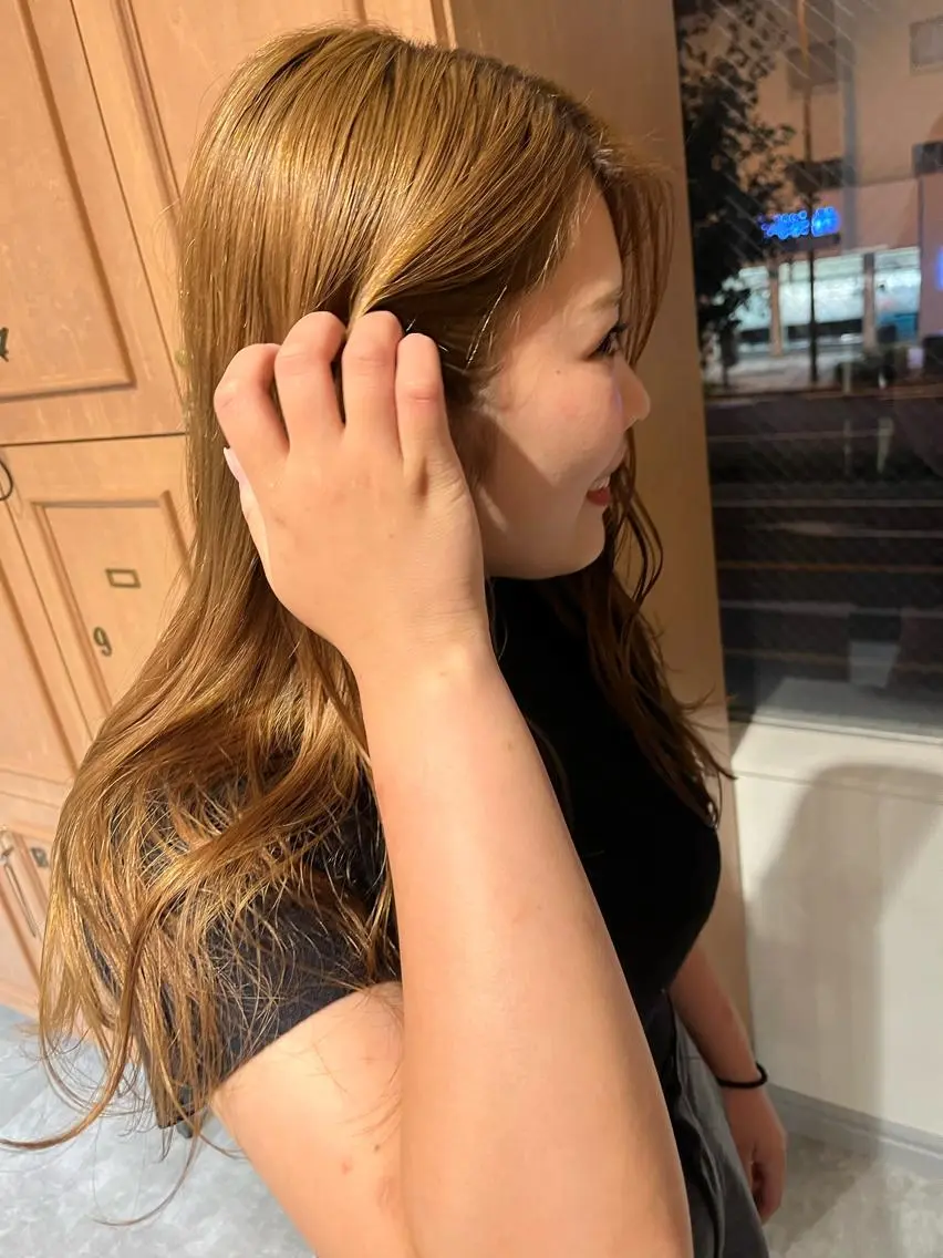 ロング カラー SIKI yuuna レイヤーカット🪽のヘアスタイル