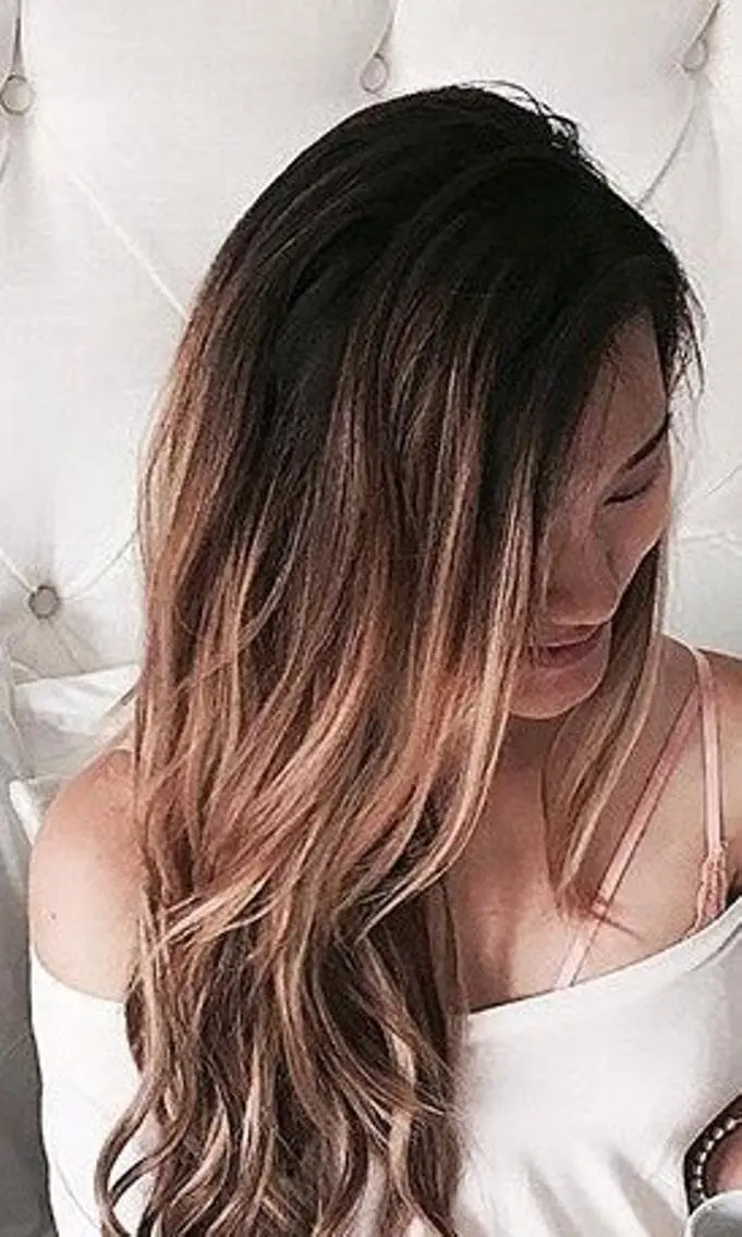 ロング カラー チビ編み込みエクステ シールEXどぅ〜すのヘアスタイル