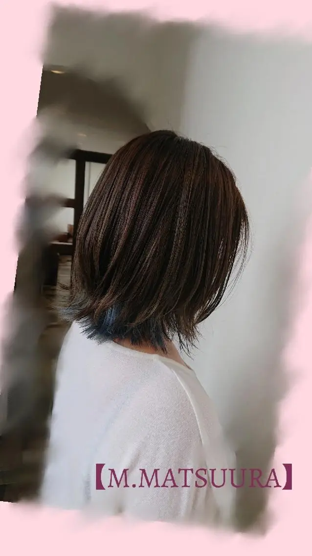 ミディアム 外ハネヘア 松浦 美和【miwa】のヘアスタイル