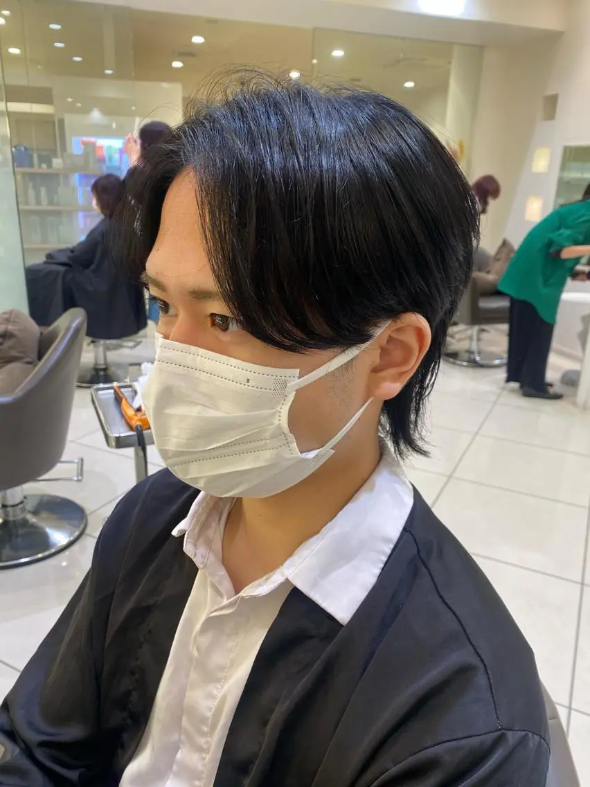 メンズ カット 銀座メンズ専門🖤 叶奈々のヘアスタイル