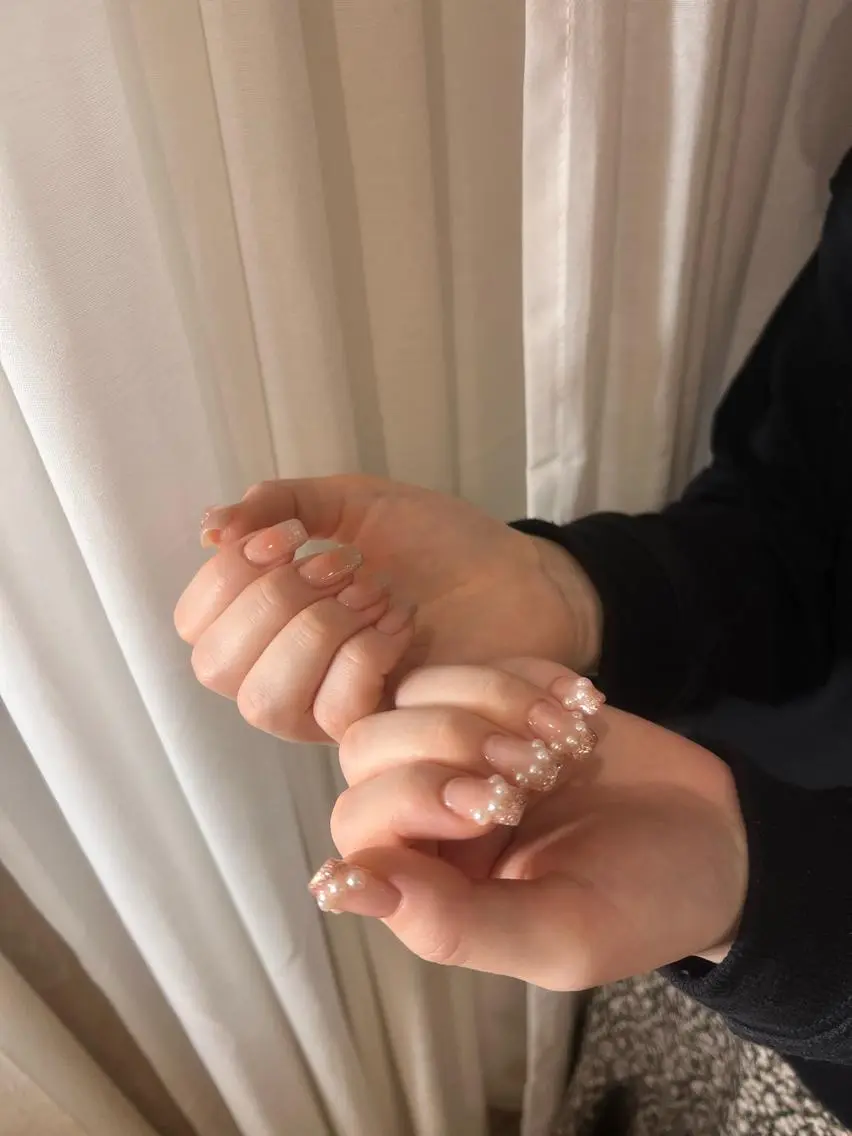 セミロング ネイル アートネイル ハンドネイル tou nanami🩰のネイルデザイン