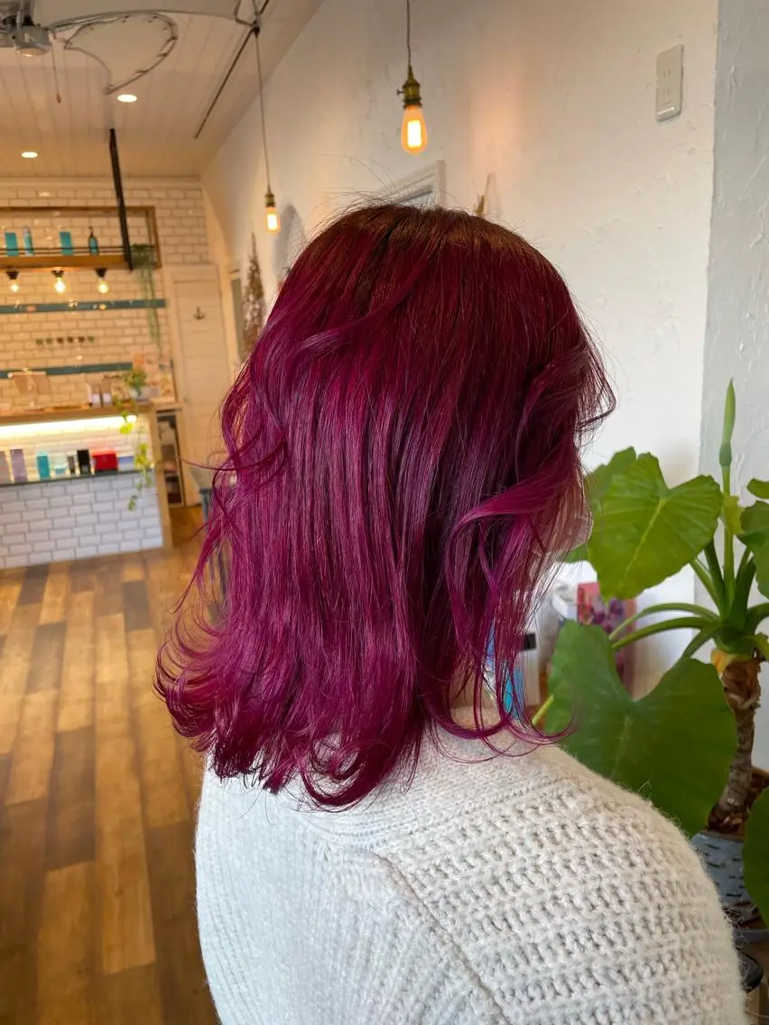 ミディアム カラー バレイヤージュ ベージュカラー ブリーチ ハイライトカラー 外国人風カラー ヘアカラー 🌸小掛🌸 豊橋外国人風カラーのヘアスタイル