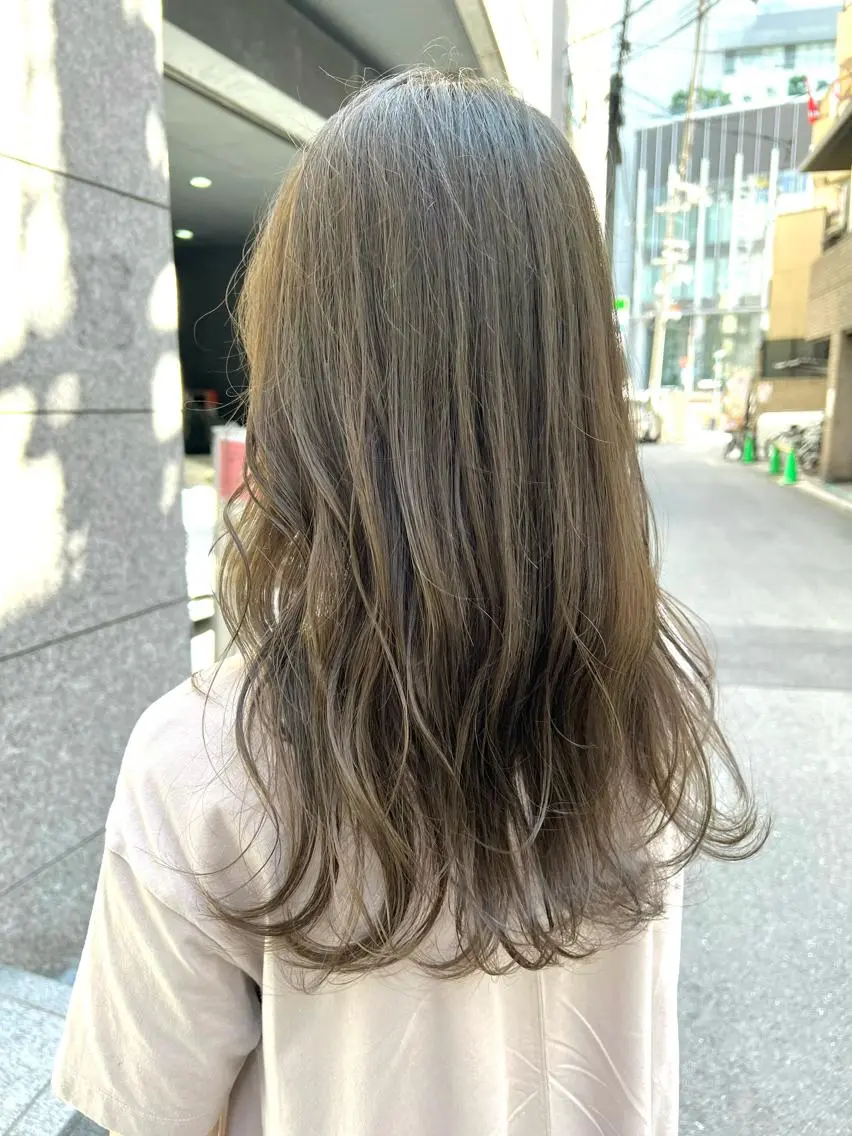 カラー ヘアカラー トリートメント 酸性ストレート/ブリ ーチなし/中村 匠のヘアスタイル