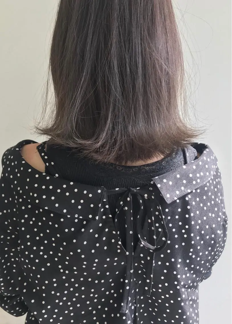 カラー グレージュ ラベンダーカラー ラベンダーグレージュ ラベンダーグレー 貫洞 大介のヘアスタイル