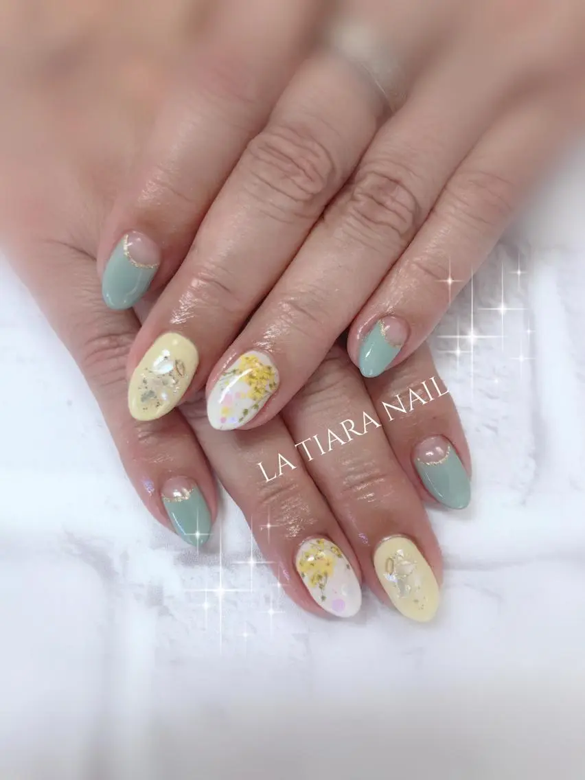 ネイル ハンドネイル Blue bird  nailのネイルデザイン