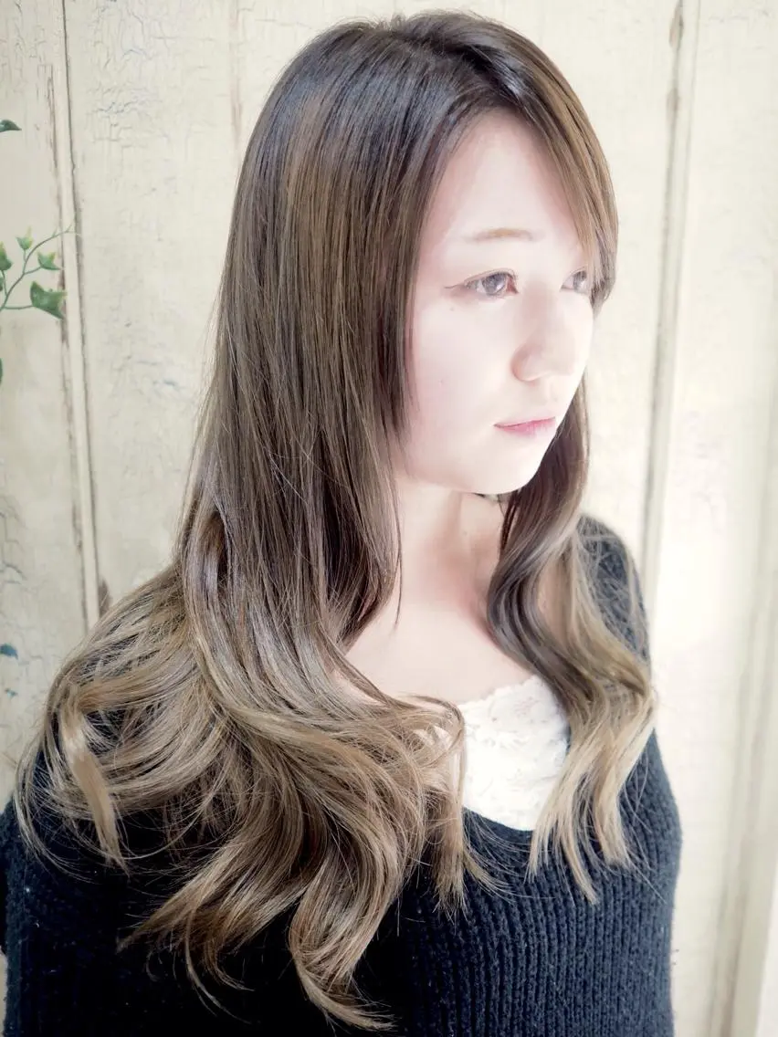 ロング 【全部無料🙇】 おがわようしんのヘアスタイル