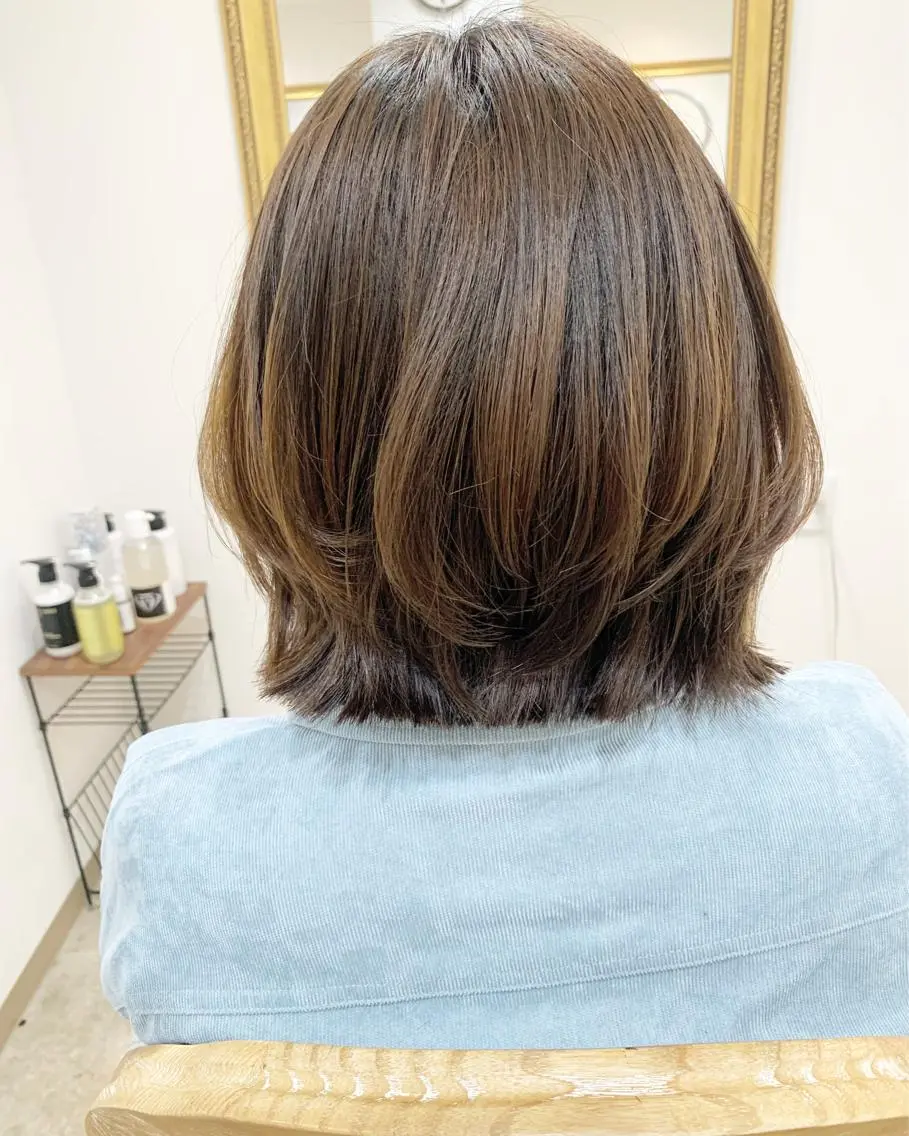 ミディアム ボブ ウルフカット ショート&ボブ井上 菜樹のヘアスタイル