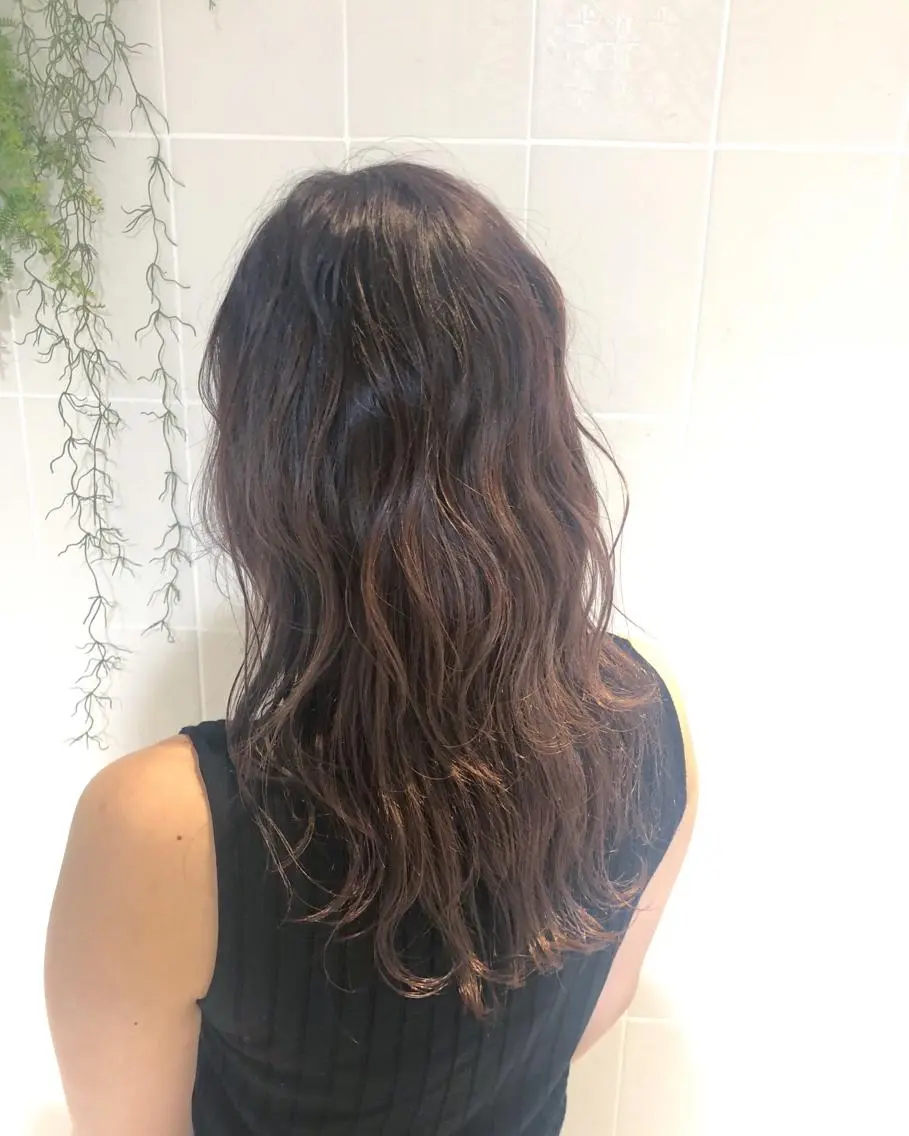 ロング カラー ヘアカラー まつげ兼任しもさこ 🌟レイヤー得意のヘアスタイル