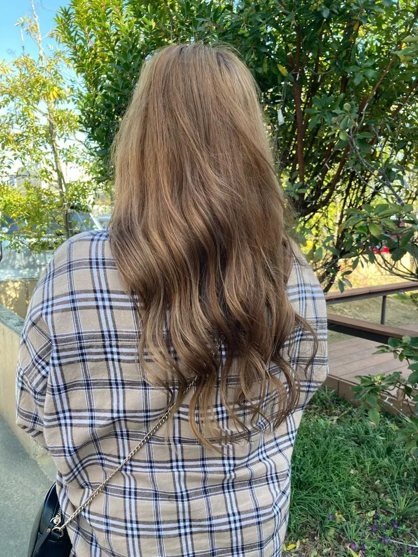 カラー 加納 彬華のヘアスタイル