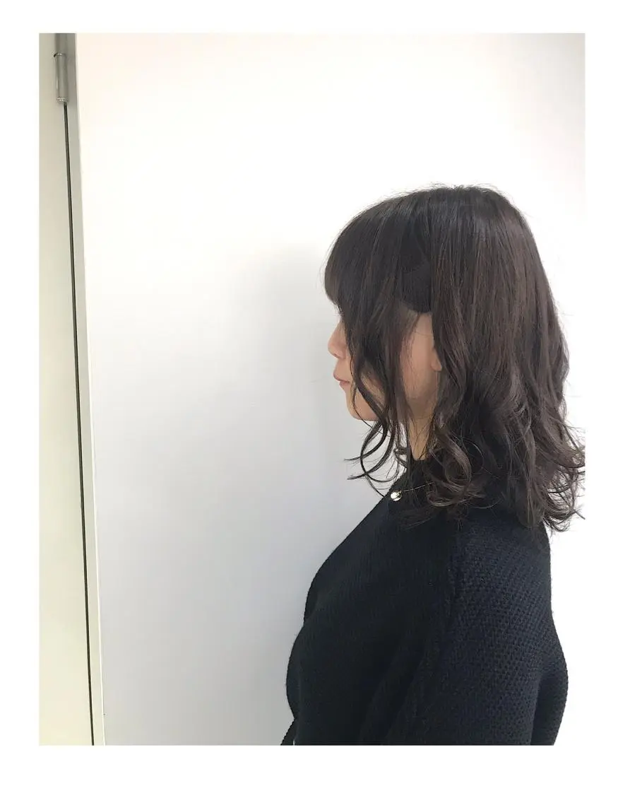 セミロング カラー 30代からの大人 ショートのヘアスタイル