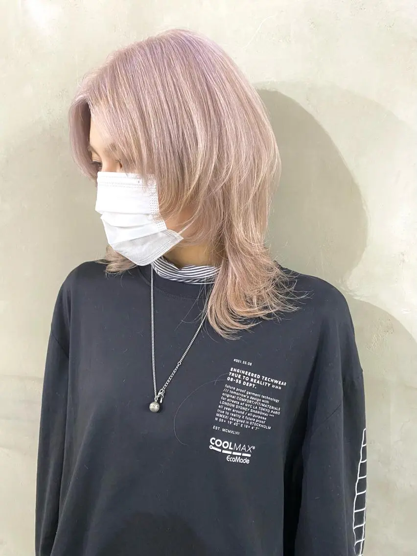 ミディアム カラー ヘアアレンジ メンズ ササキカズマ〻透明感 〻色落ち〻赤み消しのヘアスタイル