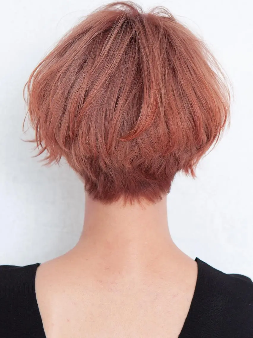 ショート カット ヘアカラー トリートメント Livingu youのヘアスタイル
