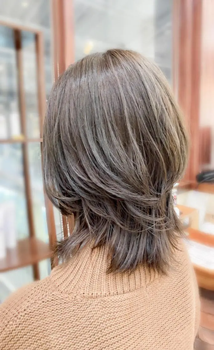 ミディアム カラー パーマ 大野 あさみのヘアスタイル
