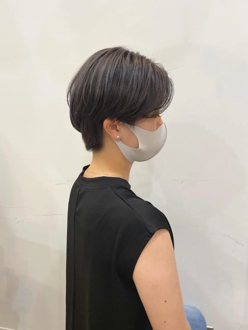 ショート ハイライト ブリーチ指名 NO1🌈SAKIのヘアスタイル