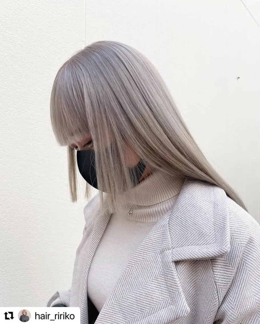 ミディアム カラー メンズ メンズブリーチ ベージュカラー ブリーチ ホワイトベージュ 🩷Eny terrace🩷のヘアスタイル