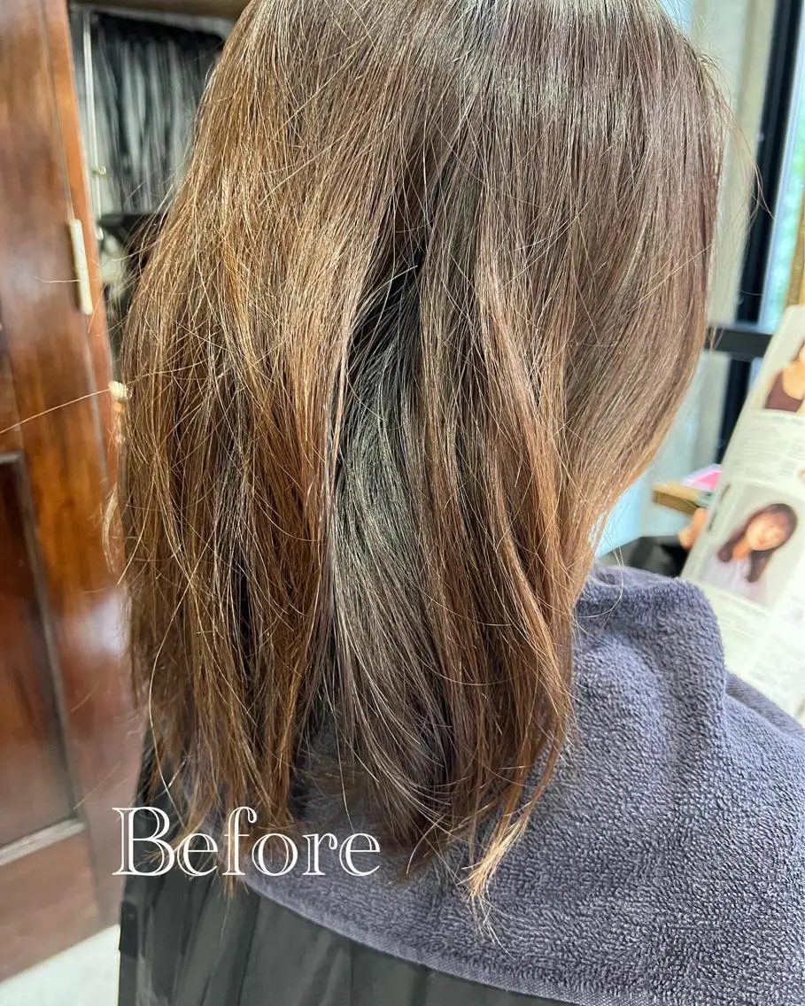 セミロング カラー オーナースタイリスト 佐藤のヘアスタイル
