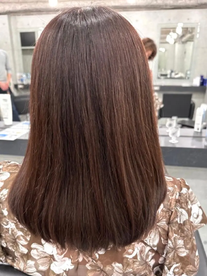 セミロング カラー ❇️安達 優心❇️ レイヤー/艶髪特化のヘアスタイル