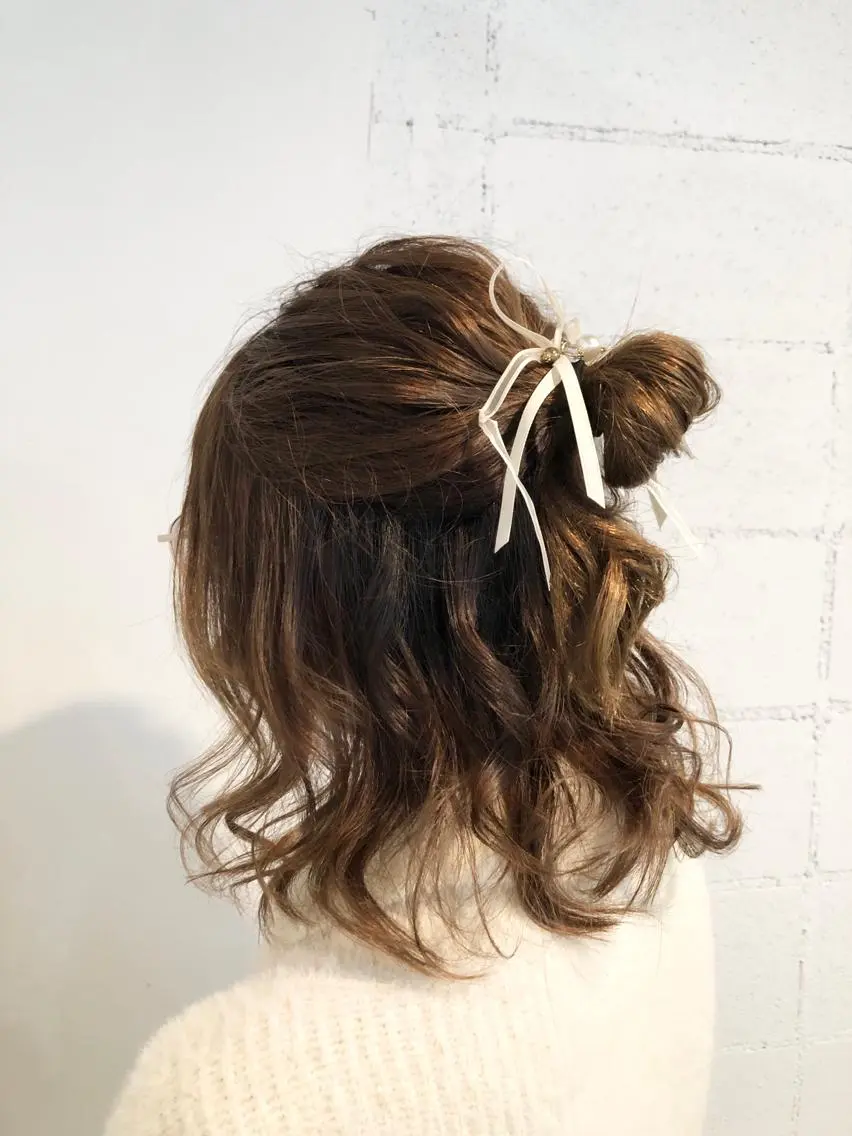 ミディアム カラー カット ヘアカラー トリートメント hair care ACRO店長 谷のヘアスタイル