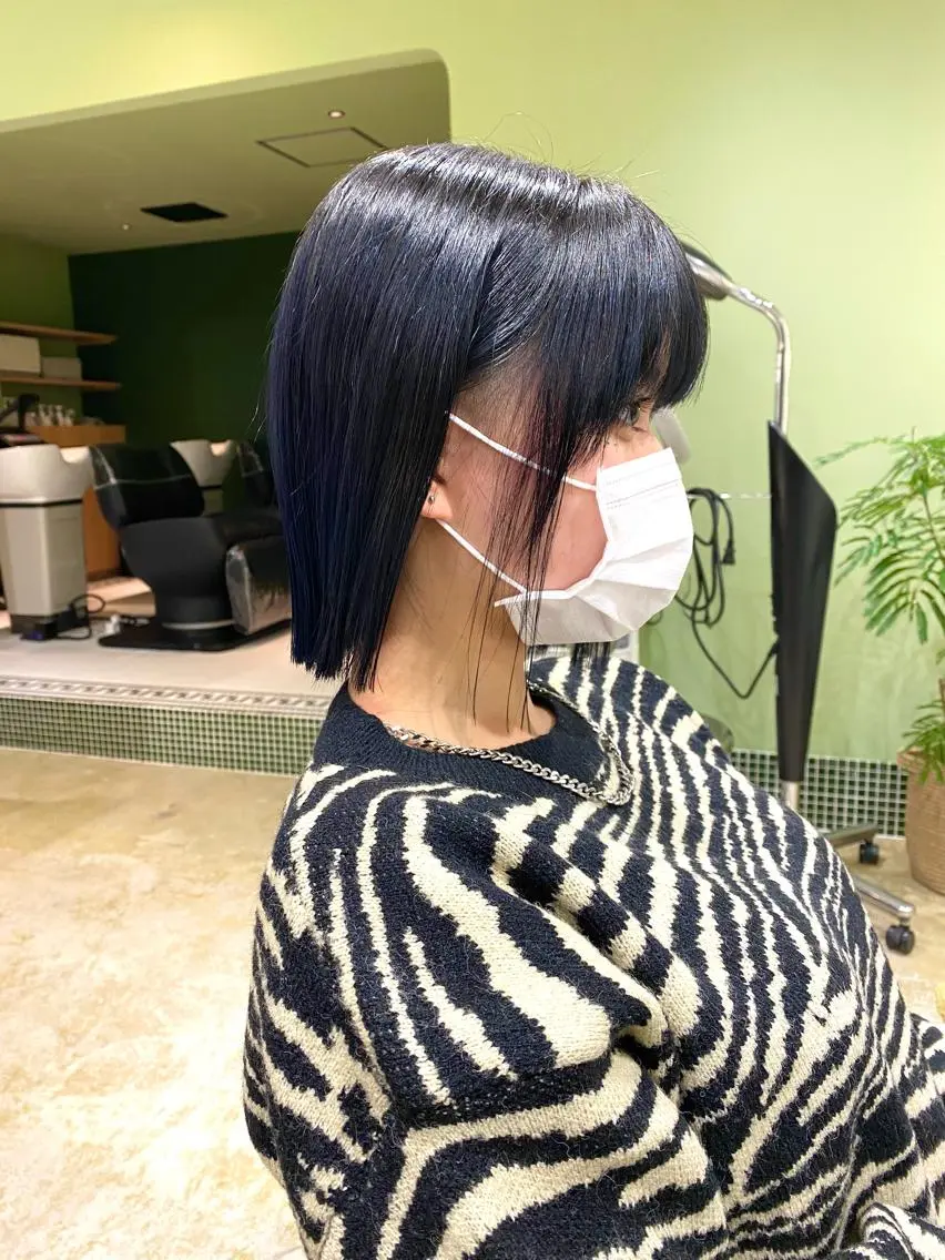 ミディアム Sabby氏川洸希 パーマのヘアスタイル