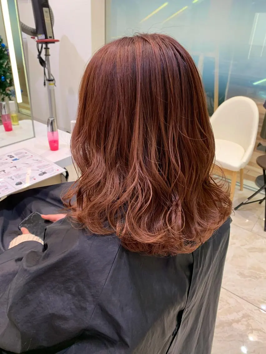 セミロング カラー ケンジアネッタ Men'sのヘアスタイル
