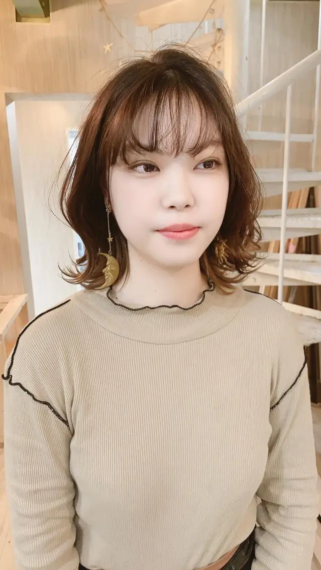 ミディアム カラー パーマ ヘアアレンジ ヘアカラー nico【代表】 市川 拓也のヘアスタイル