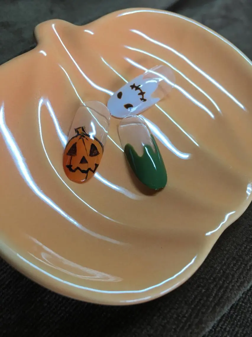 ネイル ハロウィン ma cherieのネイルデザイン
