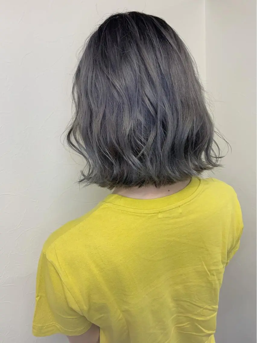 ショート カラー ヘアアレンジ ヘアカラー トリートメント Sol plusのヘアスタイル