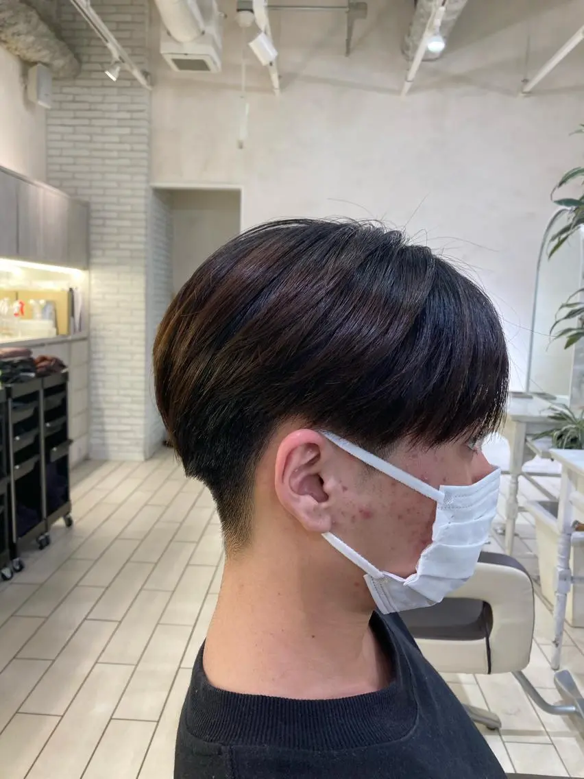 メンズ マッシュ 可愛い顔周りカット お任せください✨中川のヘアスタイル